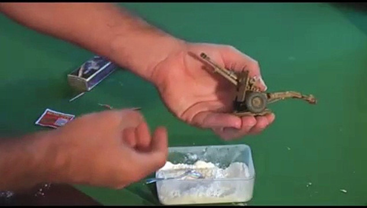 25 Pounder guns firing, 8th Army, colour footage reconstruction