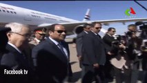 Abdel Fattah al-Sissi Le président égyptien en Algérie - وصول عبد الفتاح السيسي الى الجزائر