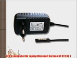 vhbw 220V Netzteil Ladeger?t Ladekabel 24W (12V/2A) f?r Laptop Notebook Pad Tablet Microsoft