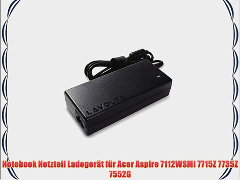 65W Netzteil f?r Acer Aspire 7112WSMI 7715Z 7735Z 7552G Notebook - Original Lavolta Ladeger?t
