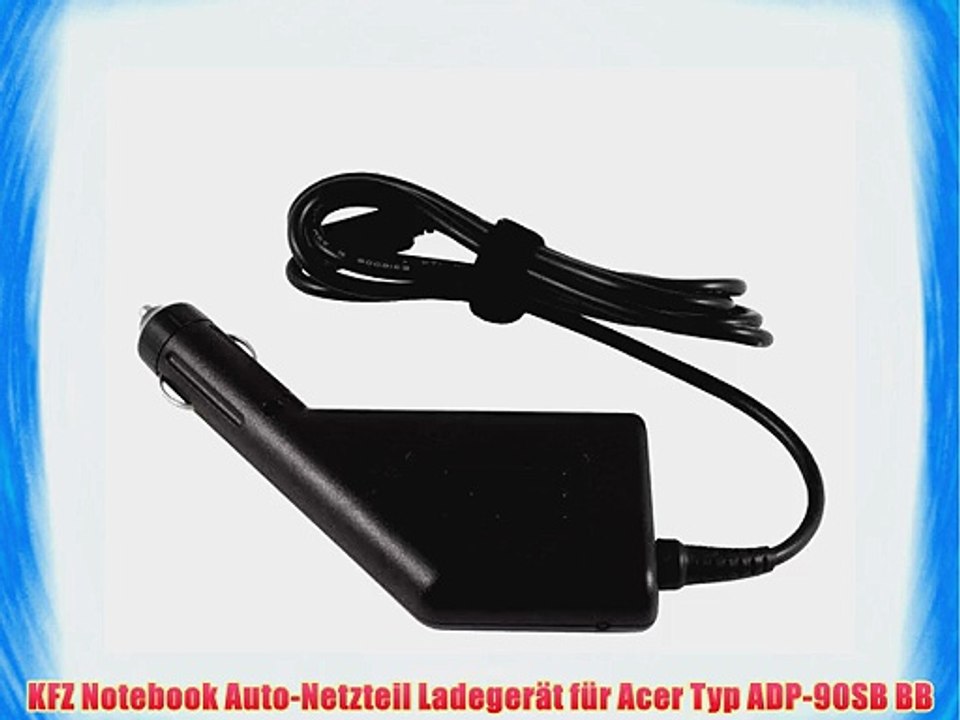 90W KFZ Auto-Netzteil f?r Acer Typ ADP-90SB BB Notebook - Original Lavolta 12V Ladeger?t Zigarettenanz?nder