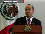 México tiene el carácter, el temple y los recursos para salir adelante: Presidente Calderón