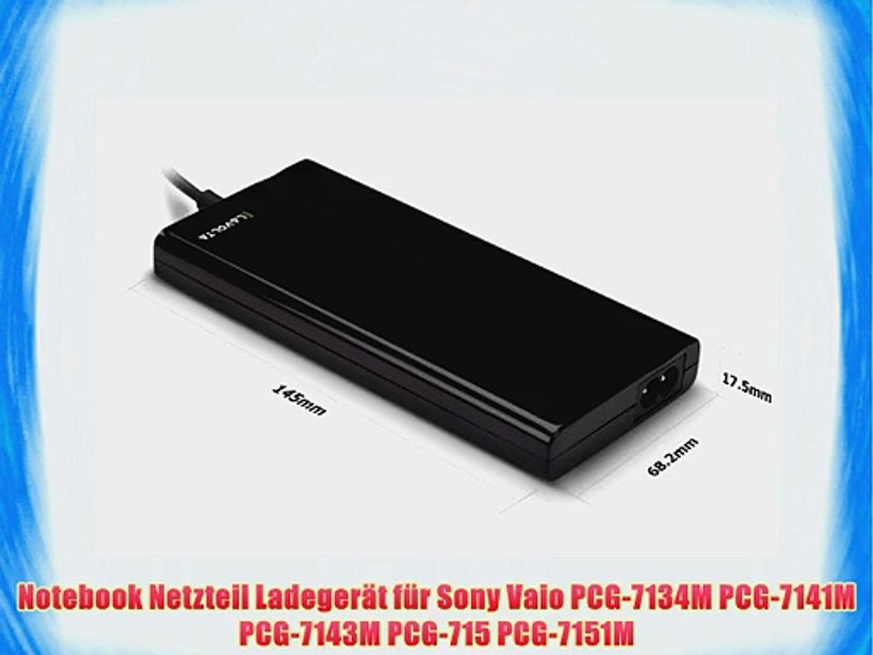 90W USB Ultra Schlank Netzteil f?r Sony Vaio PCG-7134M PCG-7141M PCG-7143M PCG-715 PCG-7151M