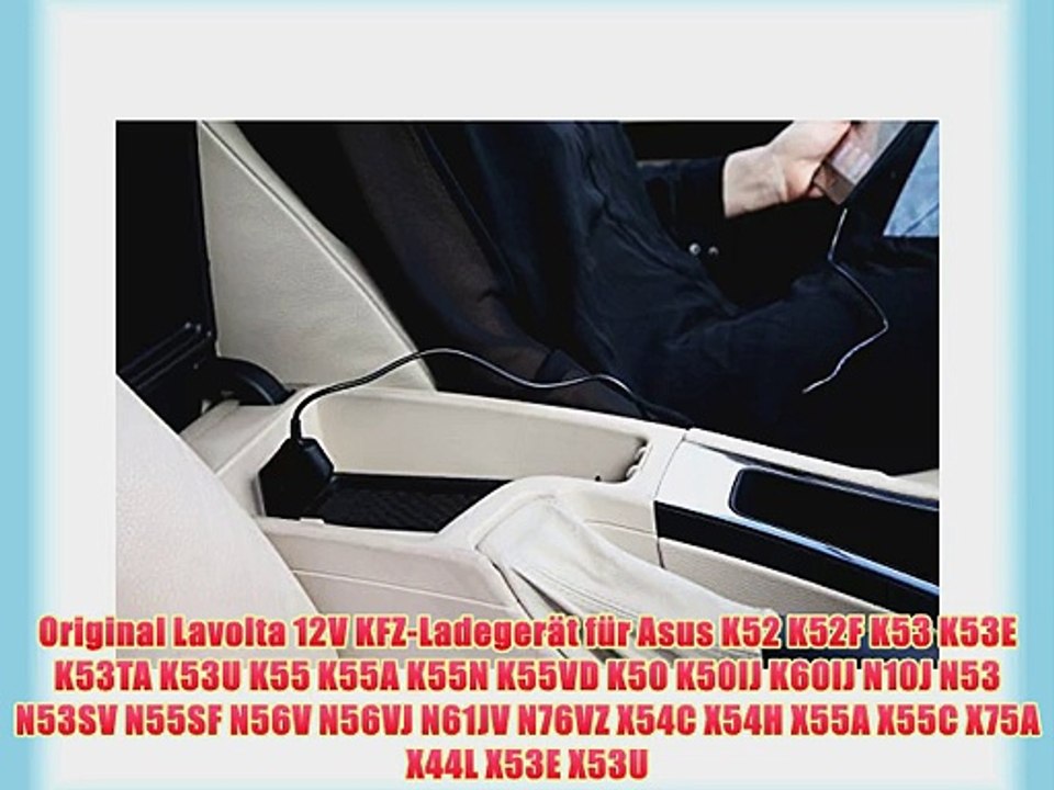 90W Lavolta? KFZ Auto-Netzteil Notebook Ladeger?t f?r Asus K52 K52F K53 K53E K53TA K53U K55