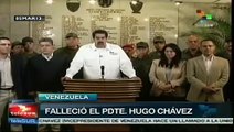 El anuncio de la muerte de Hugo Chávez: video completo de Nicolás Maduro
