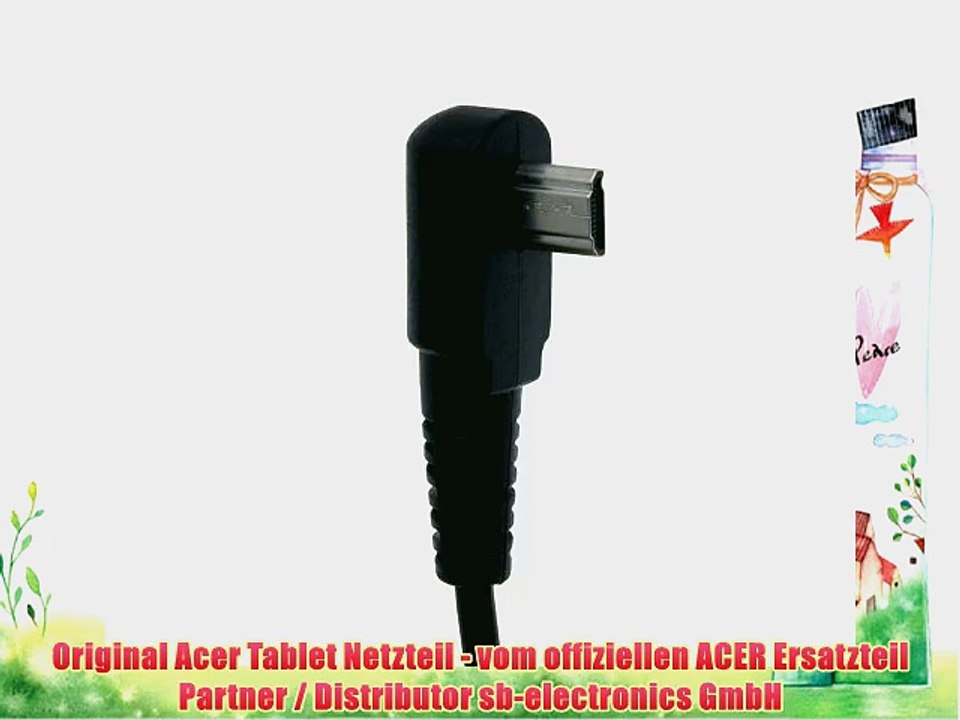 Original Acer Tablet Netzteil 12V / 15A / 18W Iconia A510 Serie o. Netzstecker