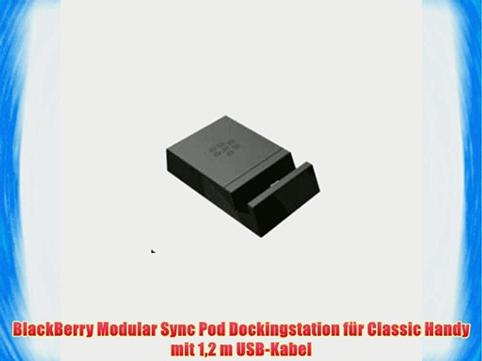 BlackBerry Modular Sync Pod Dockingstation f?r Classic Handy mit 12 m USB-Kabel