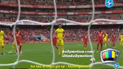 Soriano Amazing Penalty Kick Goal LYON 0-1 VILLARREAL