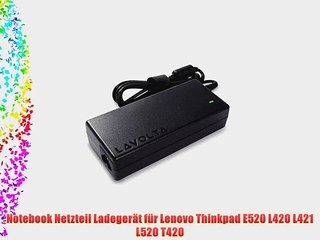 Download Video: Lavolta PA-EUI9-03 Notebook Ladeger?t (65 Watt) f?r Lenovo Thinkpad T400/T410/T420/T430/T500/T510/T520/T530