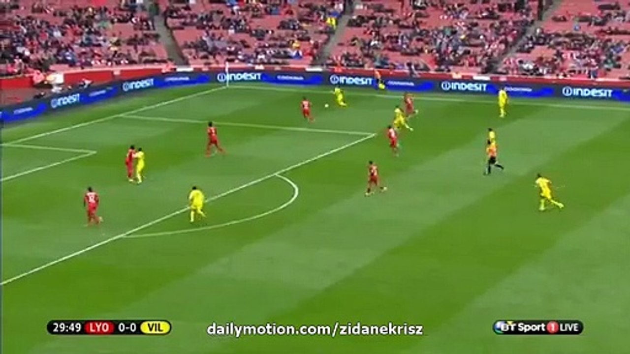 0-1 Bruno Soriano Penalty Goal | Olympique Lyon v. Villarreal - Emirates Cup 26.07.2015 HD