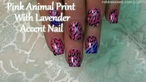 2 Nail Art Designs   DIY Easy Pink Leopard & Zebra Nails Tutorial