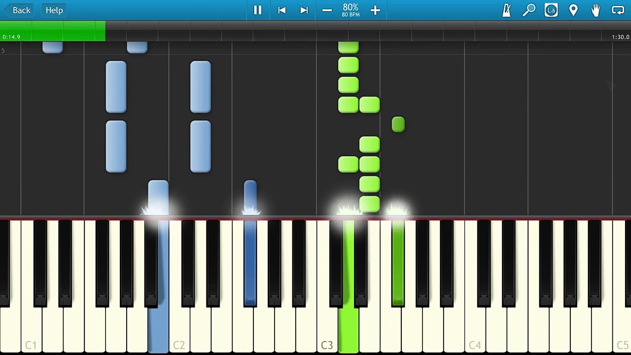 A Great Big World & Christina Aguilera - Say Something [Piano Tutorial] Synthesia