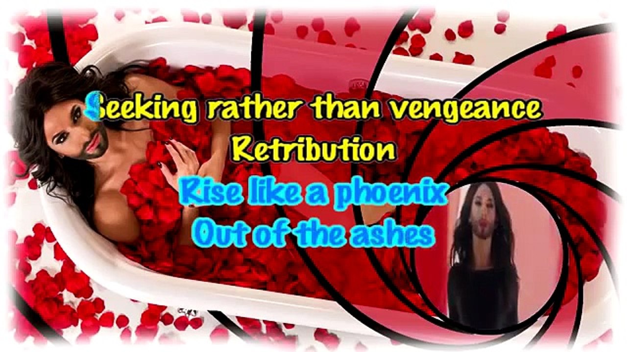 Conchita Wurst Rise Like a Phoenix karaoke instrumental