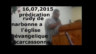 predicaton pasteur rudy eglie evangelique gitane de carcassonne