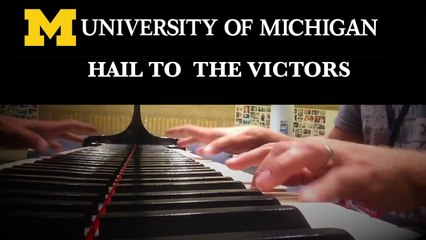 University of Michigan Fight Song - Hail to the Victors - Live Piano Cover