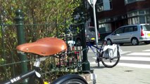 test ride , Dutch bicycle by BRIK , no chain , shaft driven !!  ( cardan fiets )