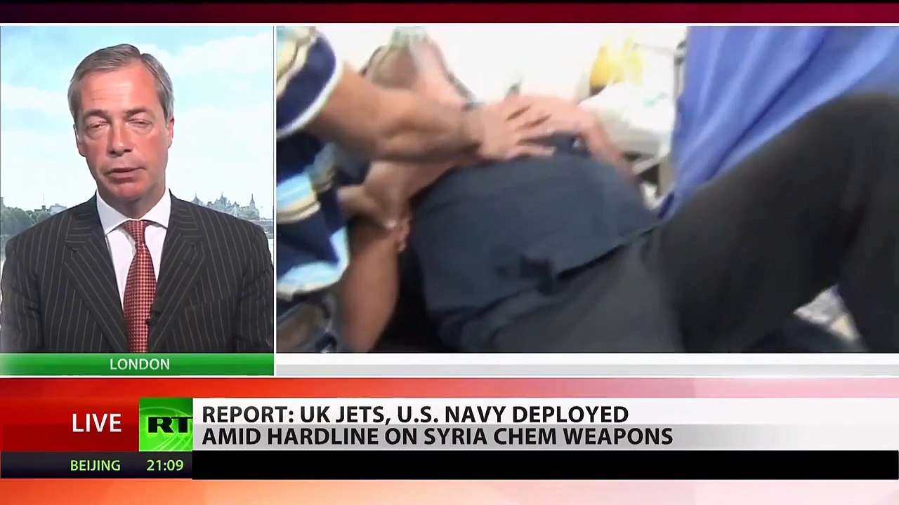 Nigel Farage UKIP WW3 UPDATE : British government is very keen on war !!