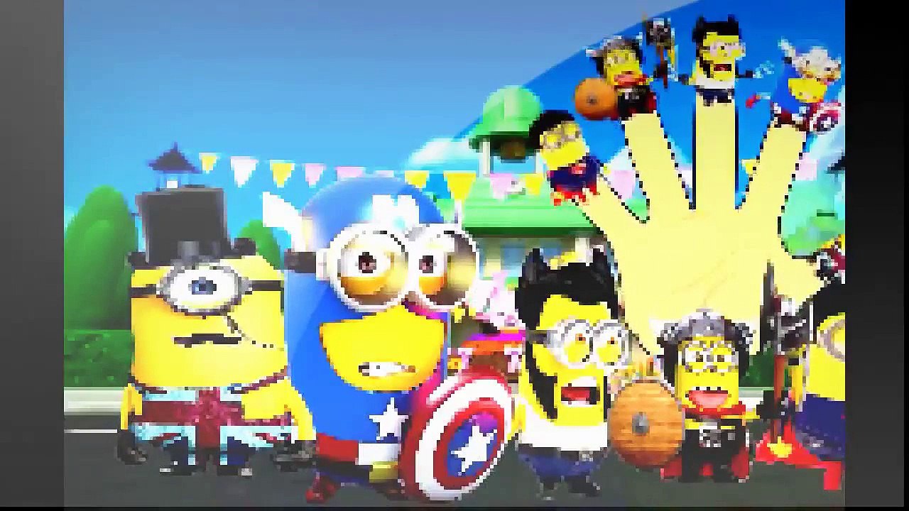 MINIONS vs MARIO Cartoon Finger Family Collection Nursery Rhymes For Children 2