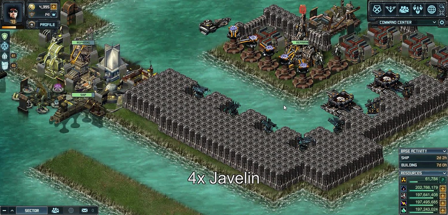 Battle Pirates: A Walk Through My Base