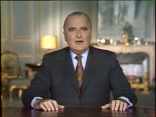 POMPIDOU VOEUX POUR 1974  . 3 MOIS AVANT SA MORT