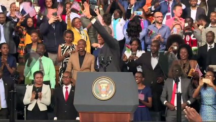 Kenyan Students react to Barack Obama's speech