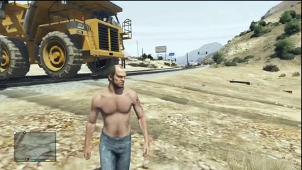 GTA 5 Попытки остановить поезд