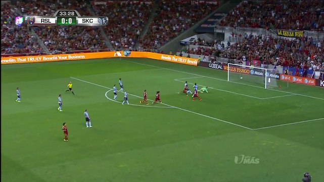 Javier Morales Goal - Real Salt Lake vs Sporting Kansas City - MLS 07-24-2015