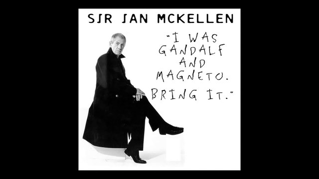 Ian McKellen sings Britney Spears: Oops! I Did It Again!