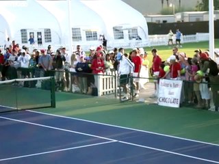 Roger Federer Warm Up Practice 1 of 4