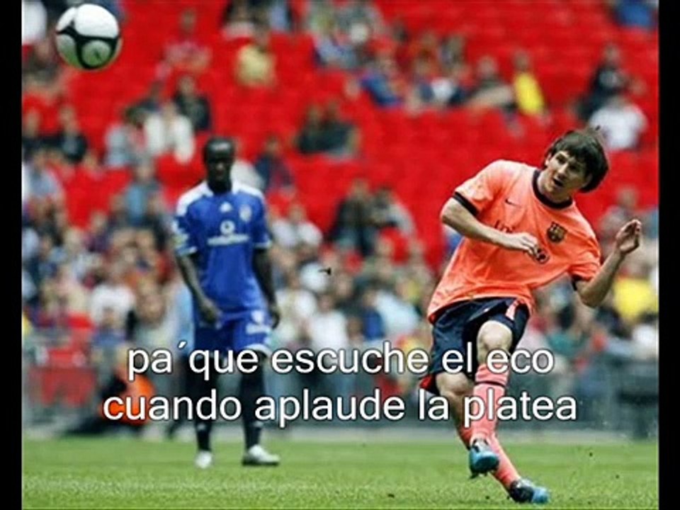 Cancion de Messi con letra