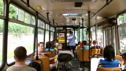 Dopravní Nostalgie v Brně 2013 - Kloubový Autobus Ikarus Z 80, Jízda v Interiéru - 2