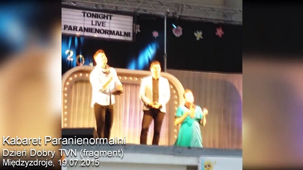 Kabaret Paranienormalni - "Dzień Dobry TVN" - Międzyzdroje 19.07.2015