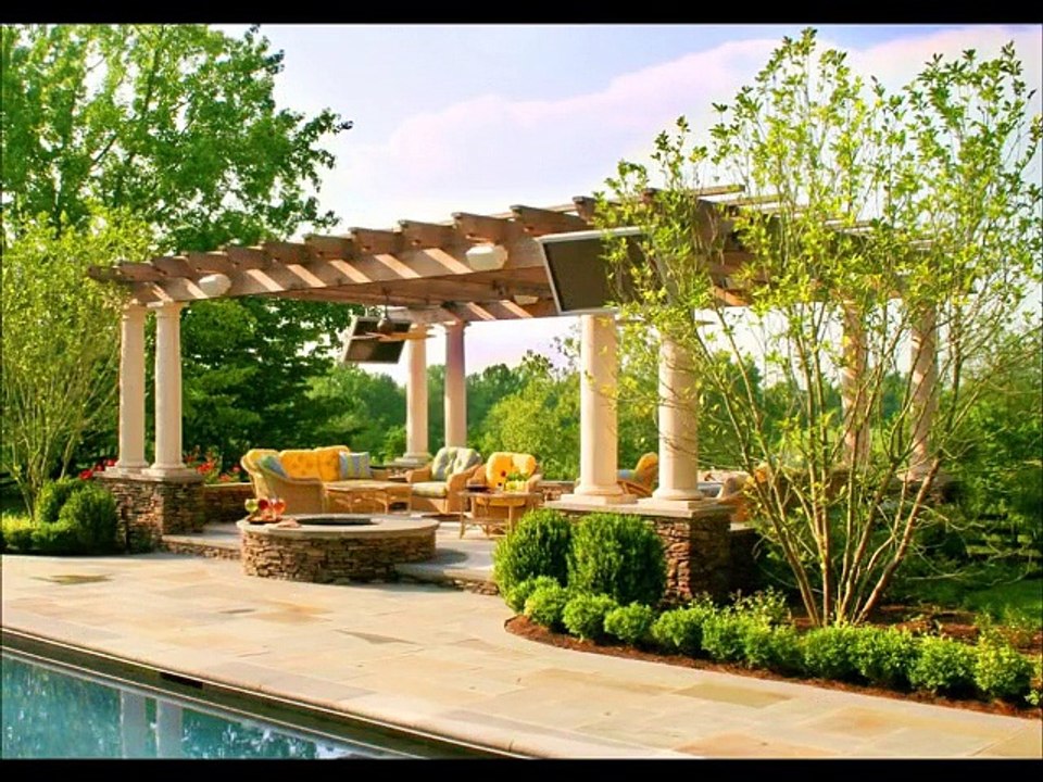 Pergolas y Cenadores en Diseño de Jardines. HD-3D. Arte y Jardinería Diseño de Jardines