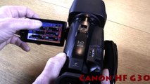 Canon HF G30 Review and HF G10 Comparison