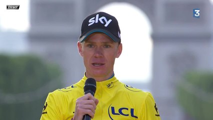 VIDÉO - Le discours de Chris Froome