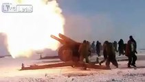 Russian Forces Fire D-30 rounds into Ukraine