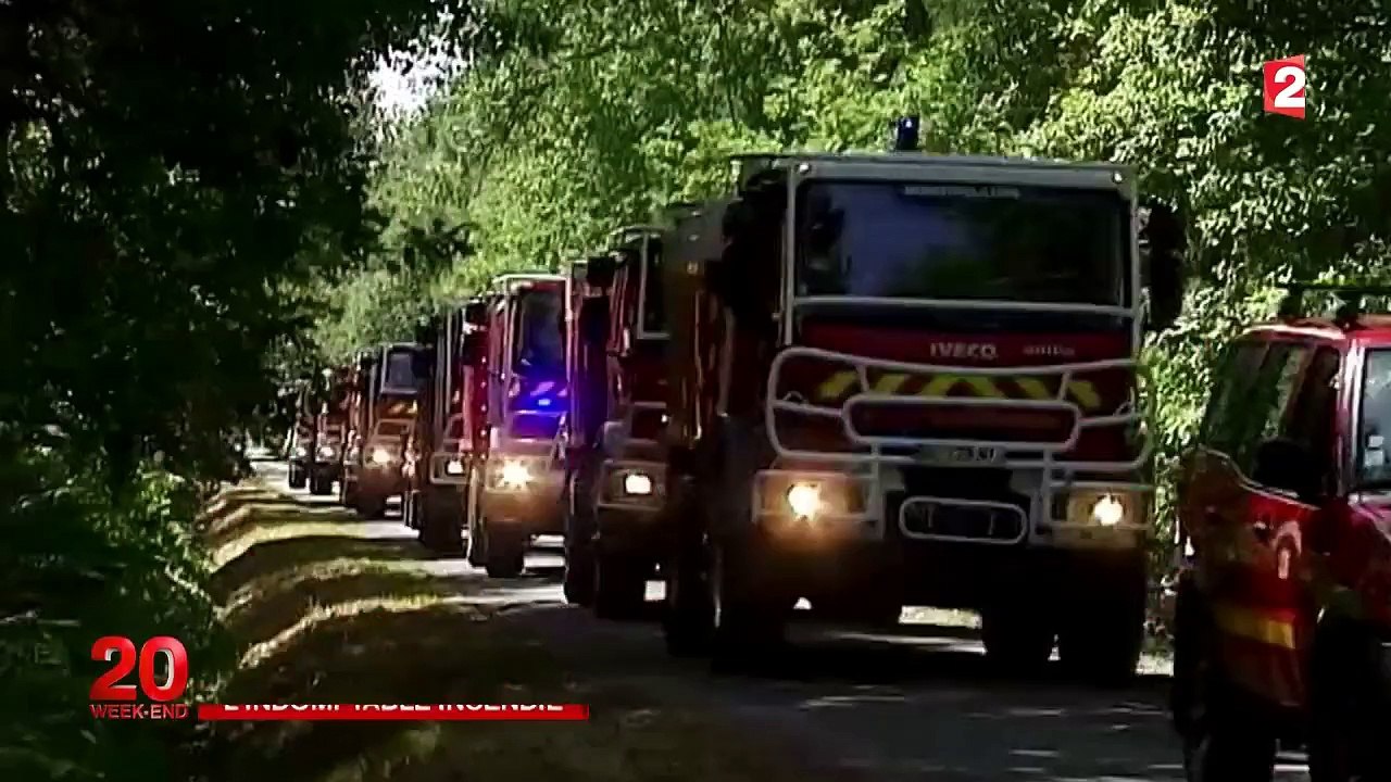 Incendie en Gironde : les pompiers mènent "un combat permanent" contre les flammes