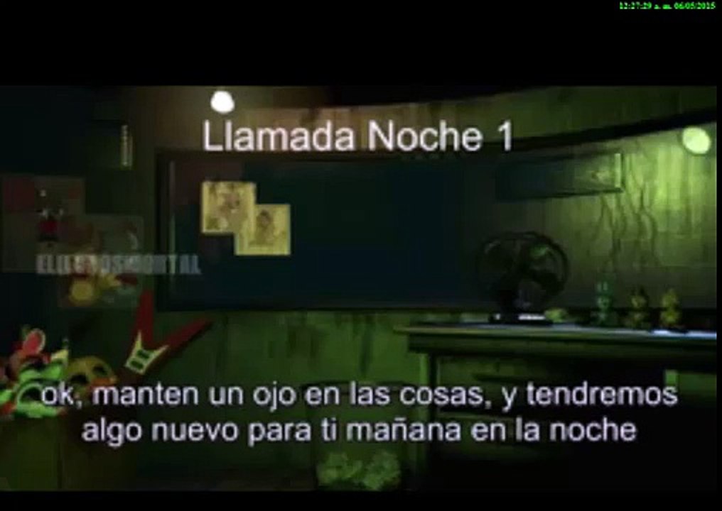 todas las llamadas de five nights at freddy´s 3