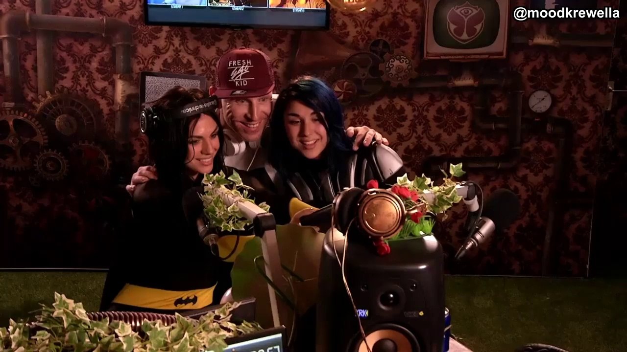 Krewella taking over Tomorrowland Radio studio 2015 (HD)