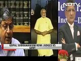 Chief Justice criticises government for 'segregating' Gopal Subramanium