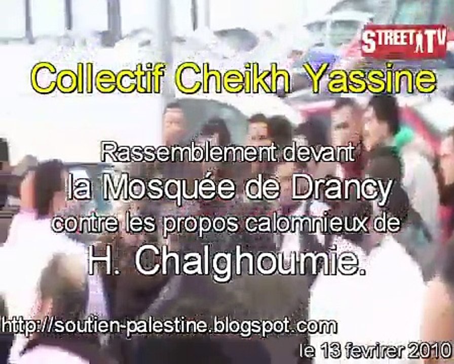 Agressions à la mosquée de Drancy en présence de Hassan Chalghoumi dit "l'imam sioniste"