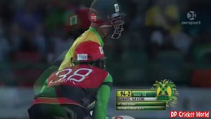 Denesh Ramdin 4 Sixes to Shahid Afridi on 4 Balls
