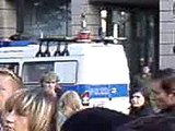 Demo gegen Eu-Vertrag (Vertrag von Lissabon) - Polizei Überwachungswagen