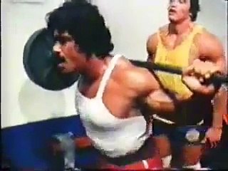 Arnold and Ed Corney Squats ass to the ground
