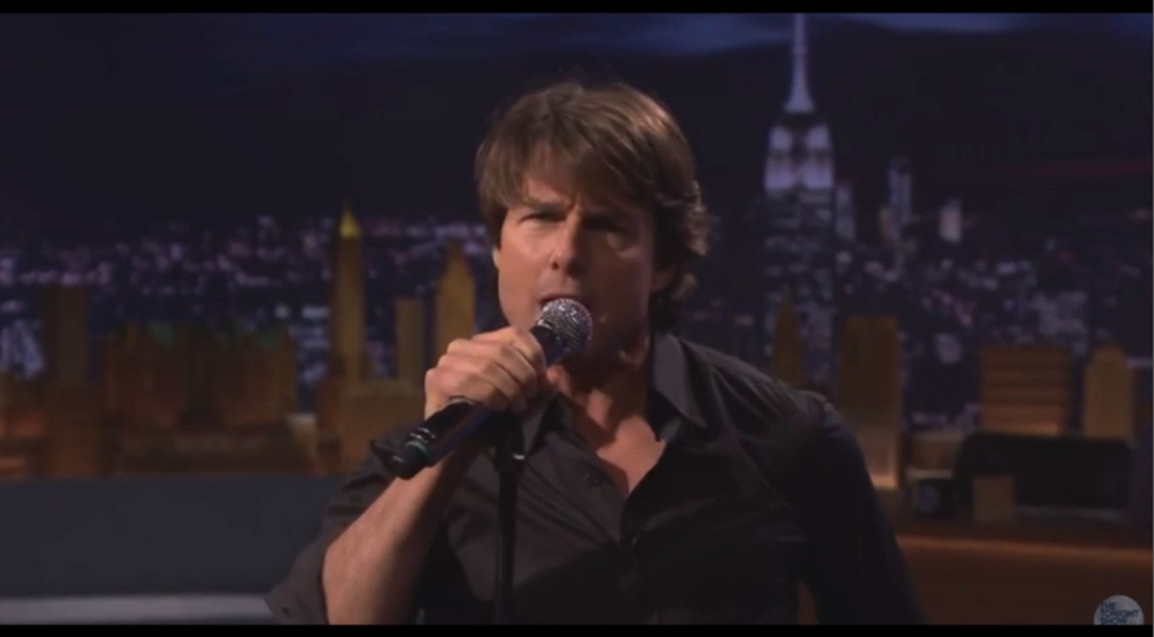 Tom Cruise chante en playback chez Jimmy Fallon