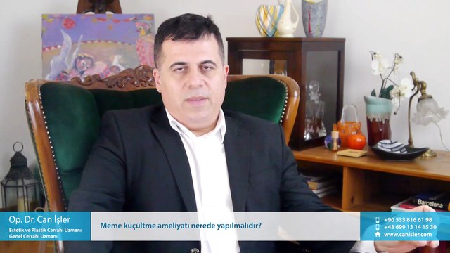 Meme küçültme, göğüs küçültme ameliyatı nerede yapılmalıdır? - Op. Dr. Can İşler