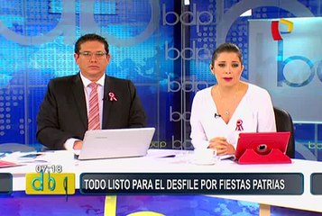 Todo listo para el desfile por Fiestas Patrias: se implementó plan de desvíos