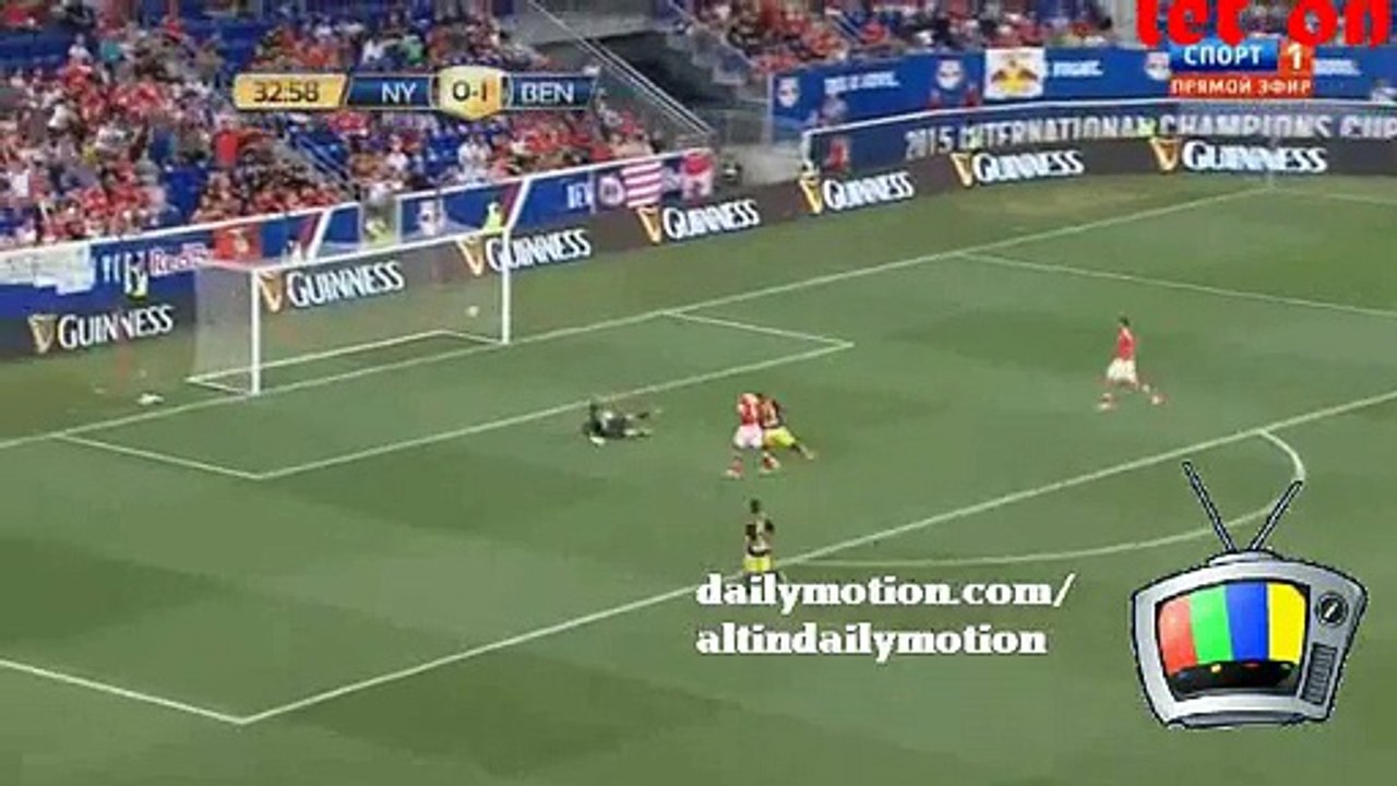 Bradley Wright-Phillips Amazing Goal New York Red Bulls 1-1 Benfica