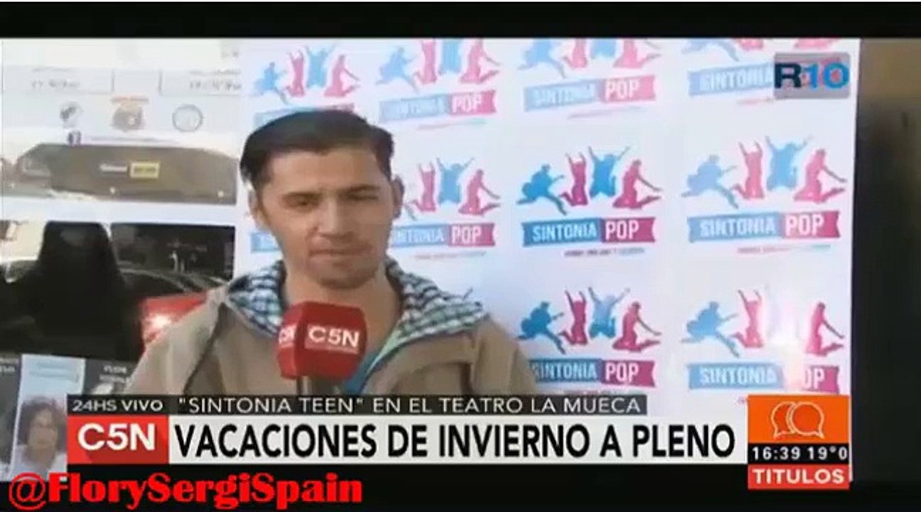 Entrevista de Sintonia Pop en Viva la Tarde (C5N) 26-07-15