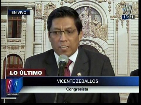 Vicente Zeballos tras elección: Hay que ser dignos perdedores
